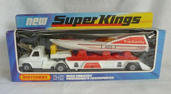 Picture of Matchbox Superkings K-27 Embassy Power Boat Set