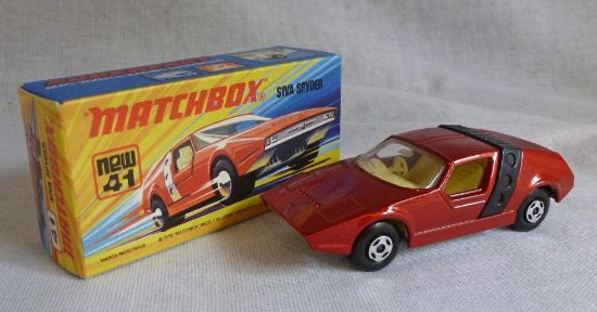 Picture of Matchbox Superfast MB41d Siva Spyder Bronze with 4 SPOKE Wheels