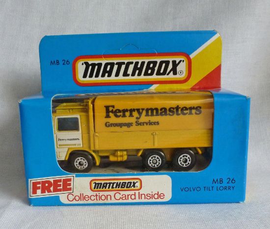 Picture of Matchbox Blue Box MB26 Volvo Tilt Lorry "Ferrymasters" [Macau]