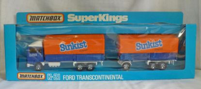 Picture of Matchbox Superkings K-21 Ford Transcontinental "Sunkist"