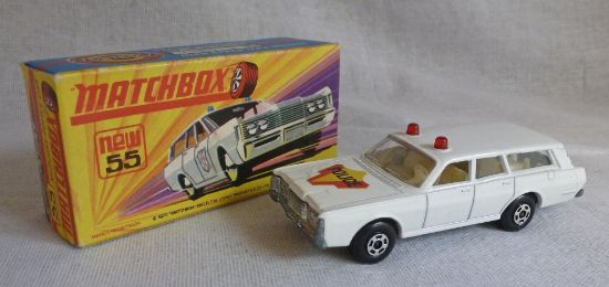 Picture of Matchbox Superfast MB55e Mercury Police Car without Police Door Labels