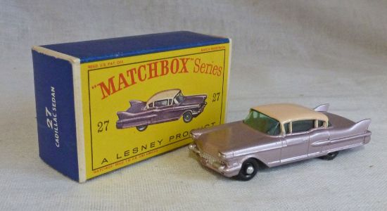 Picture of Matchbox Toys MB27c Cadillac MB27 Sixty Special with BPW