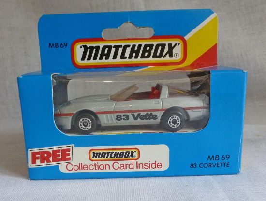 Picture of Matchbox Blue Box MB69 83 Corvette Metallic Grey [B]