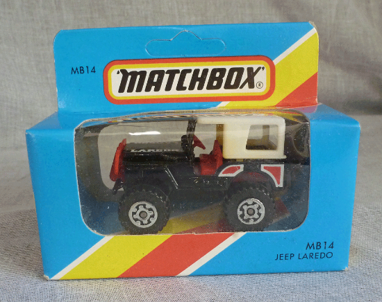 Picture of Matchbox Blue Box MB14 Jeep Laredo Black