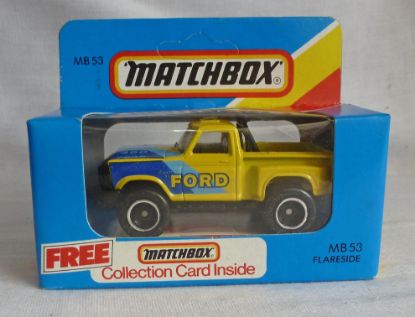 Picture of Matchbox Blue Box MB53 Flareside Yellow [A]