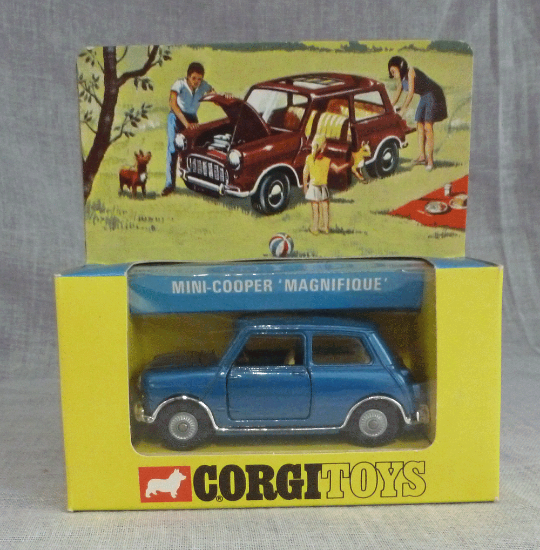 Picture of Corgi Toys 334 Mini Cooper Magnifique blue