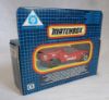 Picture of Matchbox Dark Blue Box MB11 Lamborghini Countach Red with "Countach" Door Tampos
