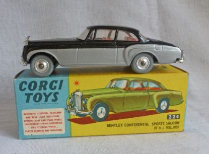Picture of Corgi Toys 224 Bentley Continental Black/Silver