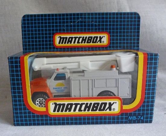 Picture of Matchbox Dark Blue Box MB74 Ford Utility Truck