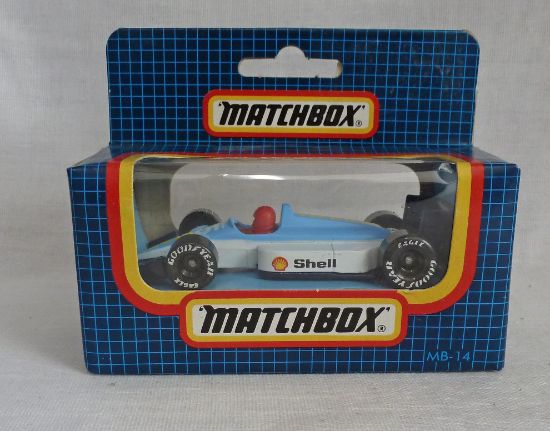Picture of Matchbox Dark Blue Box MB14 Grand Prix Racer Blue [A]