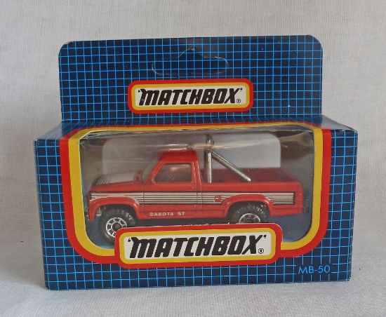 Picture of Matchbox Dark Blue Box MB50 Dodge Dakota