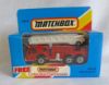 Picture of Matchbox Blue Box MB18 Fire Engine with 5 Arch Wheels [China] Collector Card Box.
