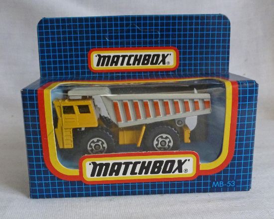 Picture of Matchbox Dark Blue Box MB53 Dump Truck