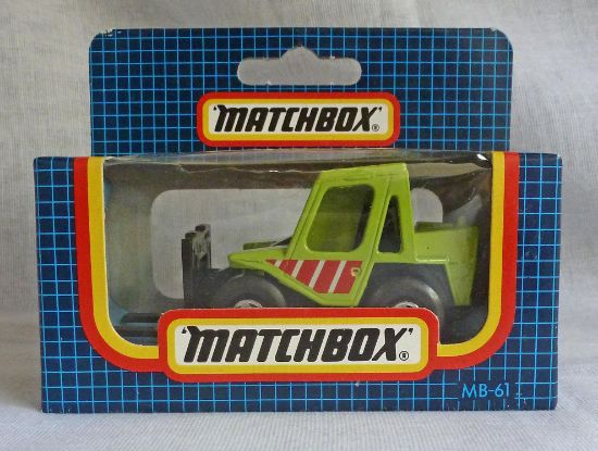 Picture of Matchbox Dark Blue Box MB61 Fork Lift Truck