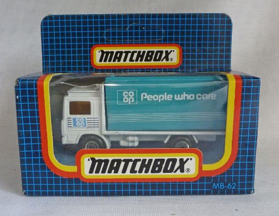 Picture of Matchbox Dark Blue Box MB62 [MB20] Volvo Container Truck "Co Op"