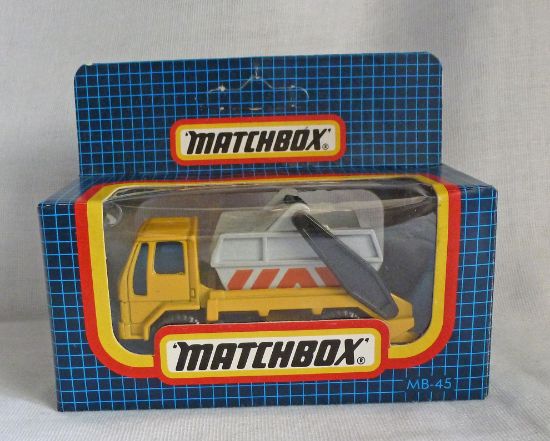 Picture of Matchbox Dark Blue Box MB45 Ford Skip Truck