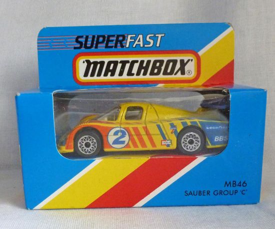 Picture of Matchbox Blue Box Superfast MB46 Sauber Group C Yellow