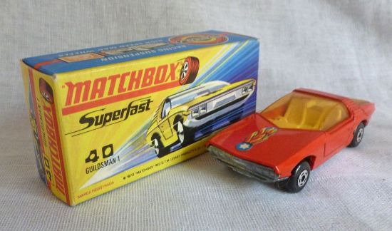 Picture of Matchbox Superfast MB40d Vauxhall Guildsman Red/Amber with 5 Spoke Wheels