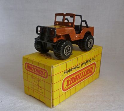 Picture of Matchbox Yellow Box MB5 4x4 Jeep Eagle Copper