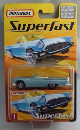 Picture of Matchbox Superfast MB1 1957 Ford Thunderbird Steel Blue