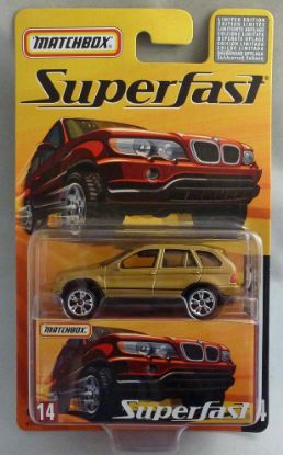 Picture of Matchbox Superfast MB14 BMW X5 Gold