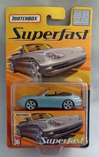 Picture of Matchbox Superfast MB36 Porsche 911 Carrera Steel Blue