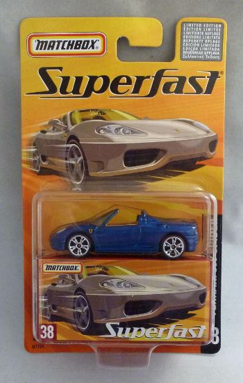 Picture of Matchbox Superfast MB38 Ferrari 360 Spider Blue