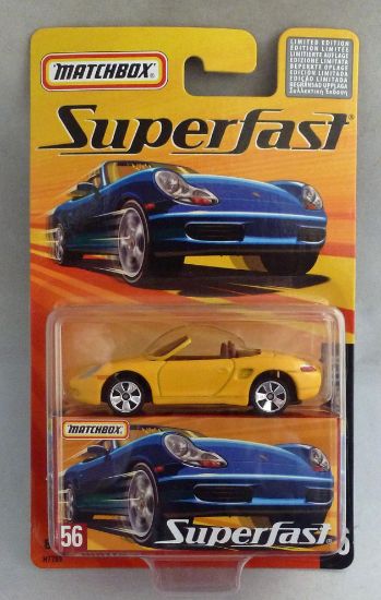 Picture of Matchbox Superfast MB56 Porsche Boxter Darker Yellow