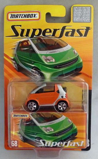 Picture of Matchbox Superfast MB68 Smart Fortwo Cabrio Orange