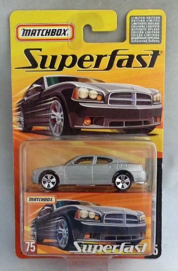 Picture of Matchbox Superfast MB75 2006 Dodge Charger R/T Silver