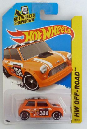 Picture of HotWheels Morris Mini Orange "HW Off-Road" Long Card