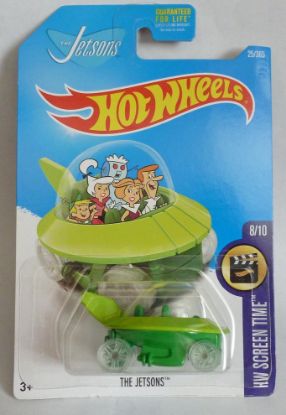 Picture of HotWheels "The Jetsons" Capsule Car "HW Screen Time" Long Card 