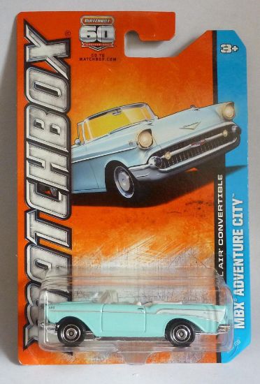 Picture of Matchbox MBX MB15 Chevy Bel Air Convertible  Long Card
