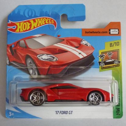 Picture of HotWheels '17 Ford GT Red "HW Exotics" Short Card