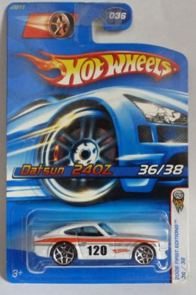 Picture of HotWheels Datsun 240Z White with 120 Tampos 2006 First Editions