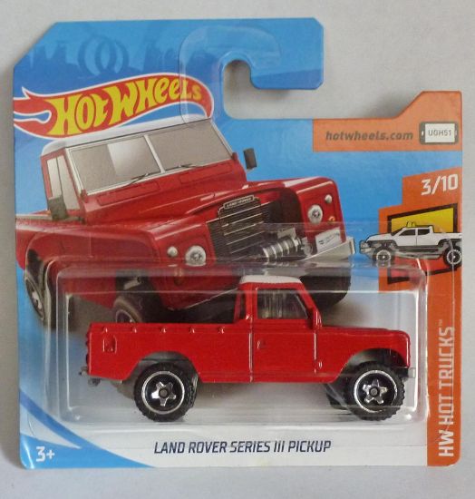 Picture of HotWheels Land Rover Series III Pick-Up Red "HW Hot Trucks" 3/10