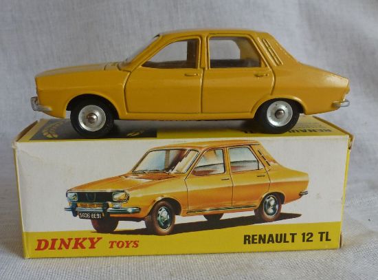 Picture of Spanish Dinky Toys 1424 Renault 12 Yellow