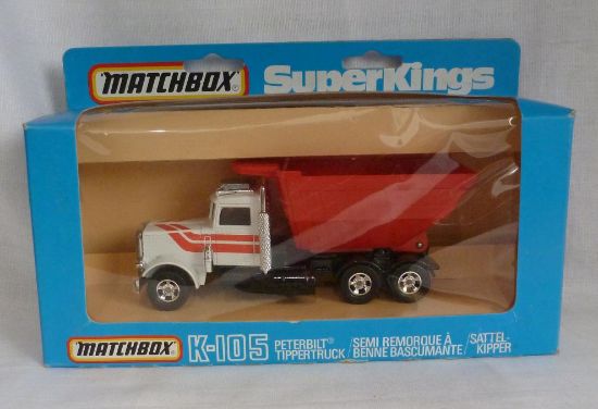 Picture of Matchbox Super Kings K-105 Peterbilt Tipper Truck