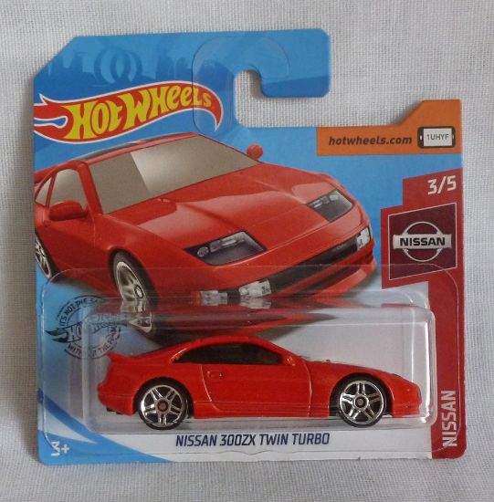 Picture of HotWheels Nissan 300ZX Twin Turbo Red "Nissan" 3/5