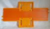 Picture of Matchbox Motorway X-4 Track Straight Section for Motor Housings Orange [New]
