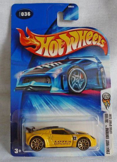 Picture of HotWheels Lotus Sport Elise Yellow 2004 First Editions