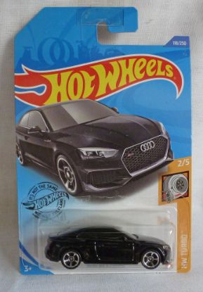 Picture of HotWheels Audi RS 5 Coupe "HW Turbo" 2/5 Black Long Card