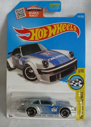 Picture of HotWheels Porsche 934 Turbo RSR Silver "HW Speed Graphics" Long Card 6/10
