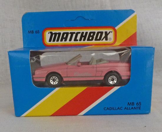 Picture of Matchbox Blue Box MB65 Cadillac Allante Pink
