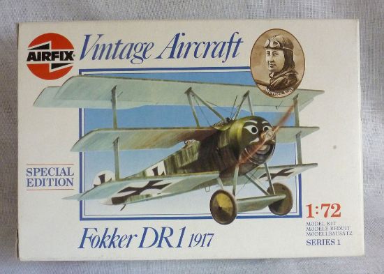 Picture of Airfix Series 1 Vintage Aircraft Fokker DR1 1917 01074