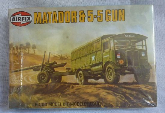 Picture of Airfix Series 1 Matador & 5.5 Gun 00 Scale Model Kit [A] SEALED