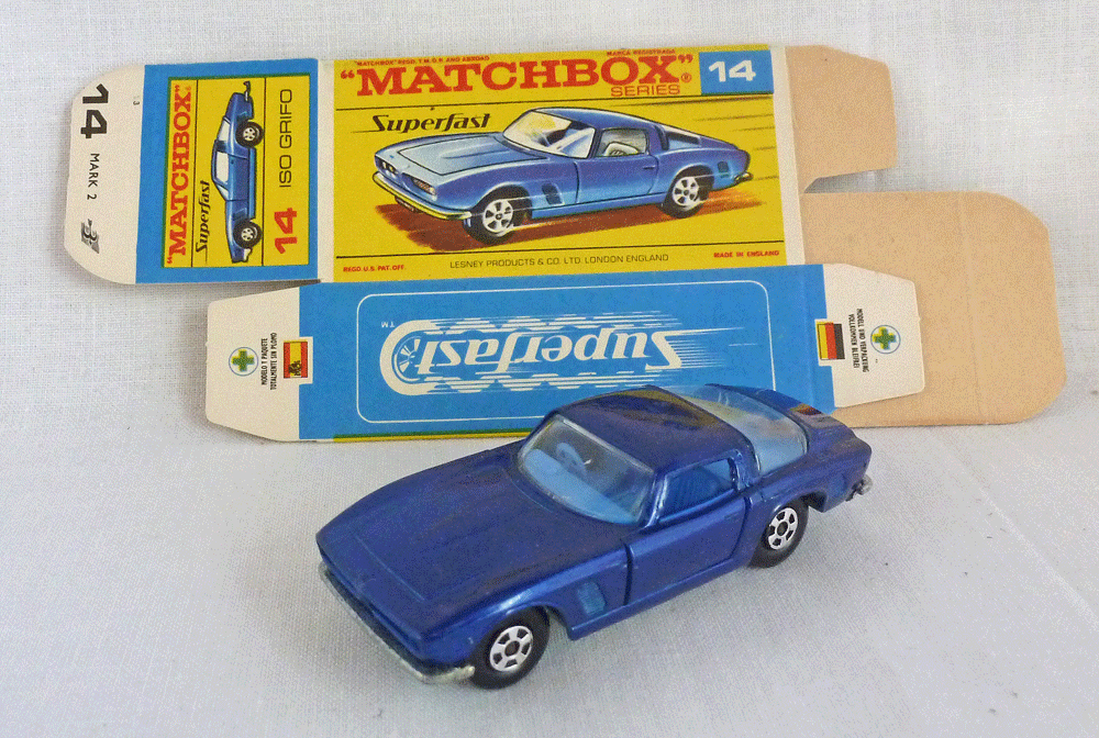 Matchbox Superfast MB14d ISO Grifo with MINT UNFOLDED BOX!