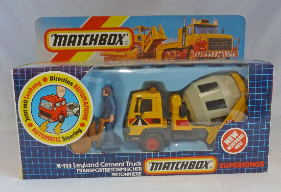 Picture of Matchbox SuperKings K-123 Leyland Cement Mixer