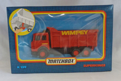 Picture of Matchbox SuperKings K-139 Iveco Tipper Truck "Wimpey" Red