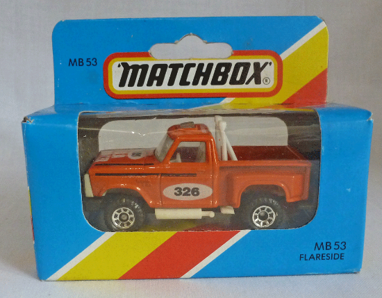 Picture of Matchbox Blue Box MB53 Flareside Pick-Up ORANGE